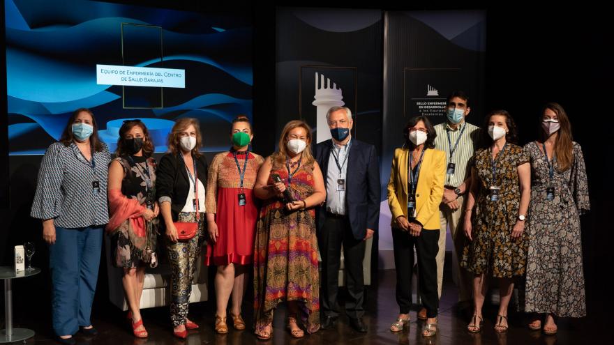 Texto Alternativo: Premiado el Centro de Salud Barajas con el SelloED a los Equipos Excelentes