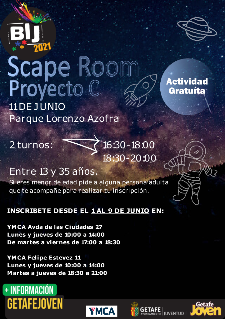 Texto Alternativo: SCAPE ROOM. Proyecto C