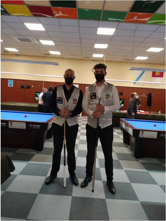 Texto Alternativo: Los hermanos Legazpi del Club Billar de Móstoles, medalla de bronce en el Campeonato de España de Billar a 3 bandas