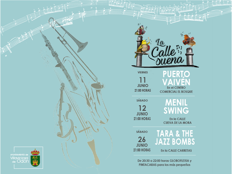 Texto Alternativo: La calle suena seguirá deleitando con su música en directo durante el mes de junio