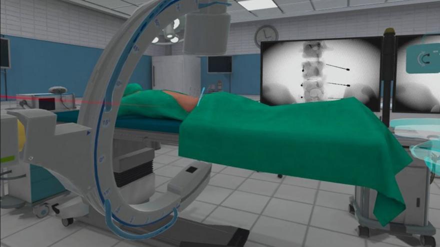 Texto Alternativo: El Hospital Fundación Alcorcón forma en radiofrecuencia virtual en 3D para tratar dolor crónico