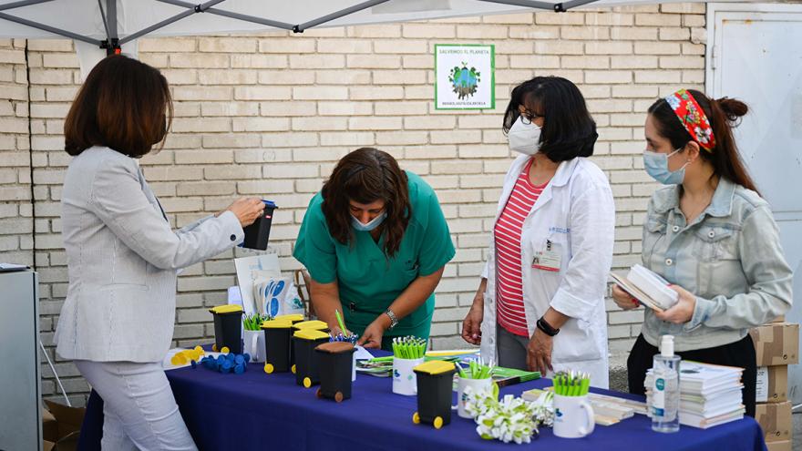 Texto Alternativo: El Hospital Gregorio Marañón celebra el Día del Medioambiente
