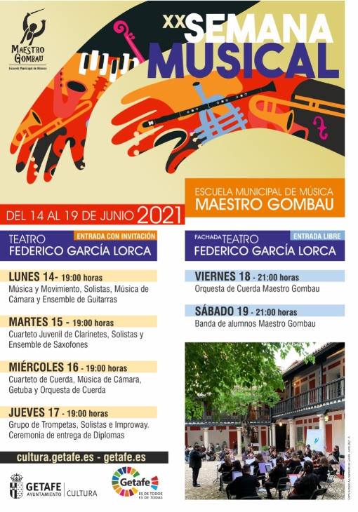Texto Alternativo: XX Semana Musical Escuela Municipal de Música Maestro Gombau