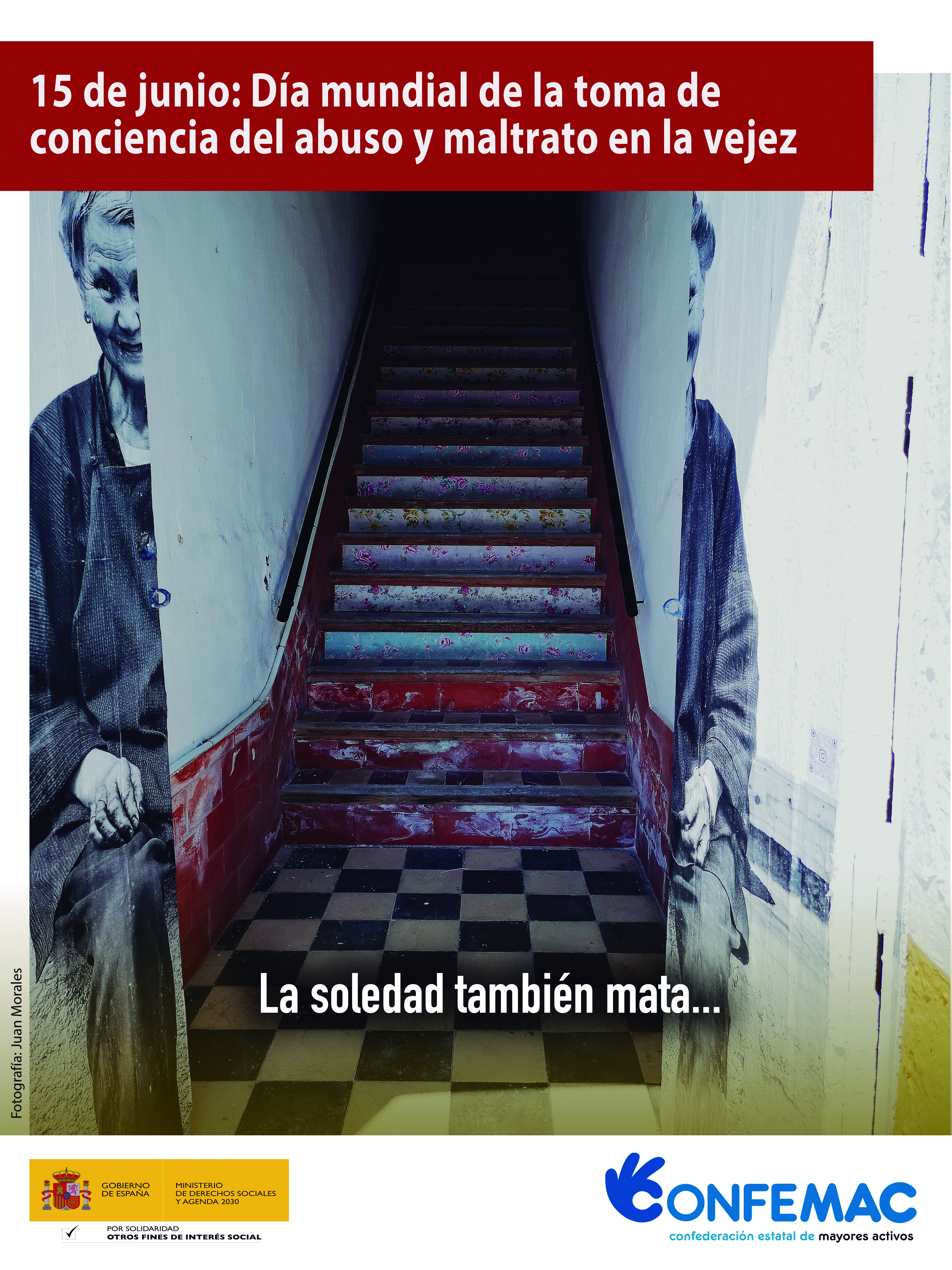 Texto Alternativo: Móstoles se adhiere al Día Mundial de Toma de Conciencia del Abuso y Maltrato en la Vejez para sensibilizar sobre la necesidad de promover el buen trato a los mayores