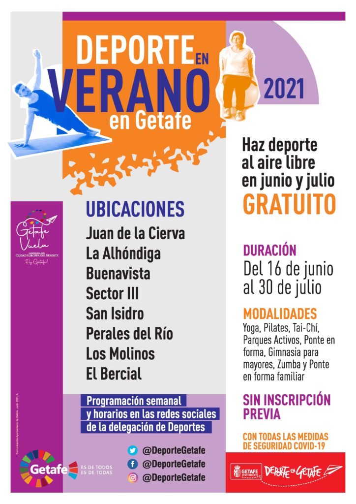 Texto Alternativo: Getafe pone en marcha la segunda edición de “Deporte en verano”