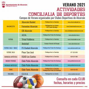 Texto Alternativo: Los campus deportivos de verano de los clubes de Alcorcón ofrecerán ocio y deporte a 2.000 niños y niñas de la ciudad