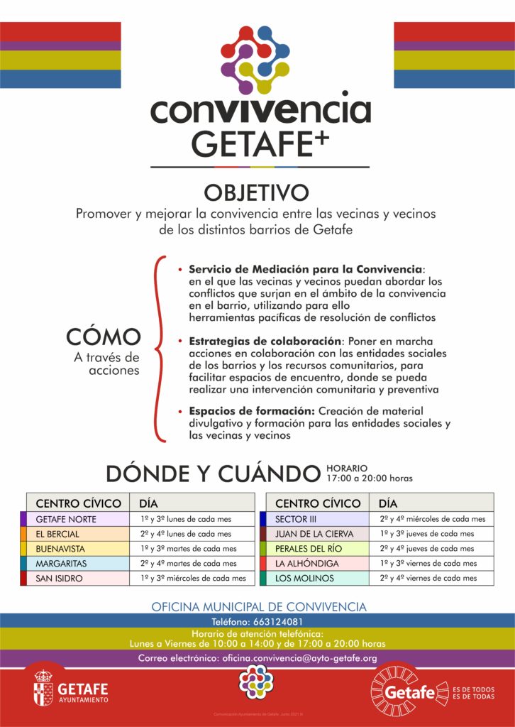Texto Alternativo: Getafe abre una nueva oficina de convivencia