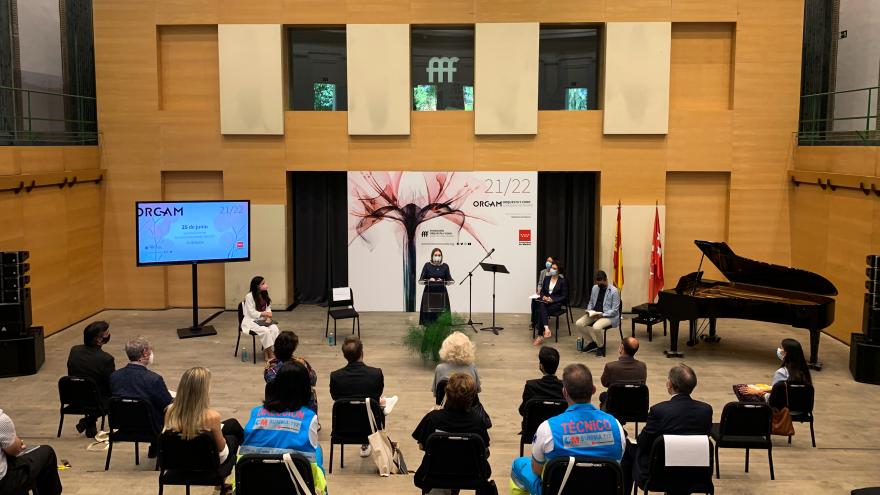 Texto Alternativo: La Fundación Orquesta y Coro de la Comunidad de Madrid el Gobierno de la Comunidad de Madrid presenta su temporada 2021-2022