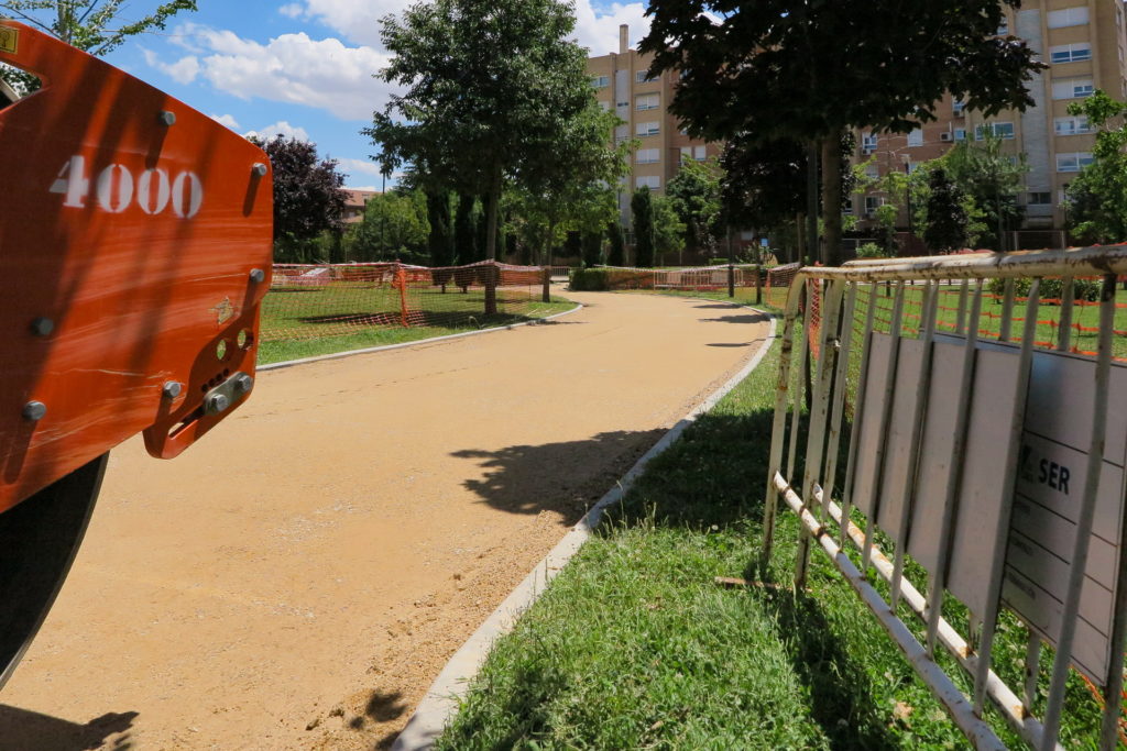 Texto Alternativo: Remodelación de los caminos del Parque de Castilla La Mancha