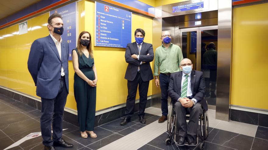 Texto Alternativo: Finalizamos las obras de accesibilidad de la estación de Príncipe de Vergara
