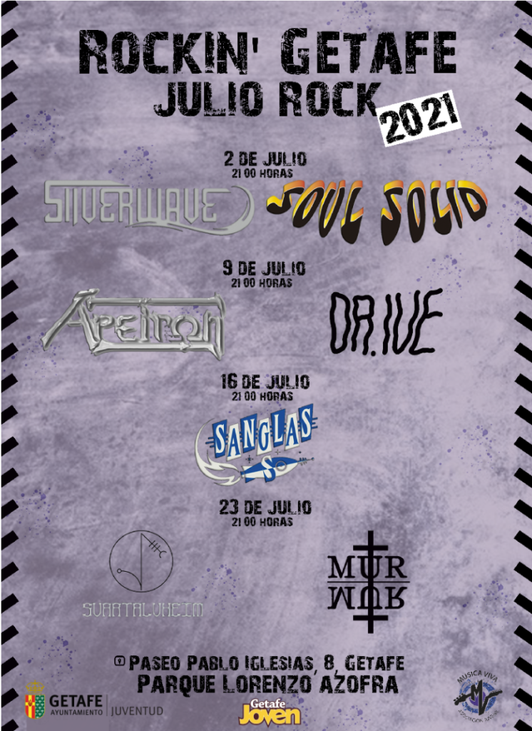 Texto Alternativo: Rockin´Getafe 2021