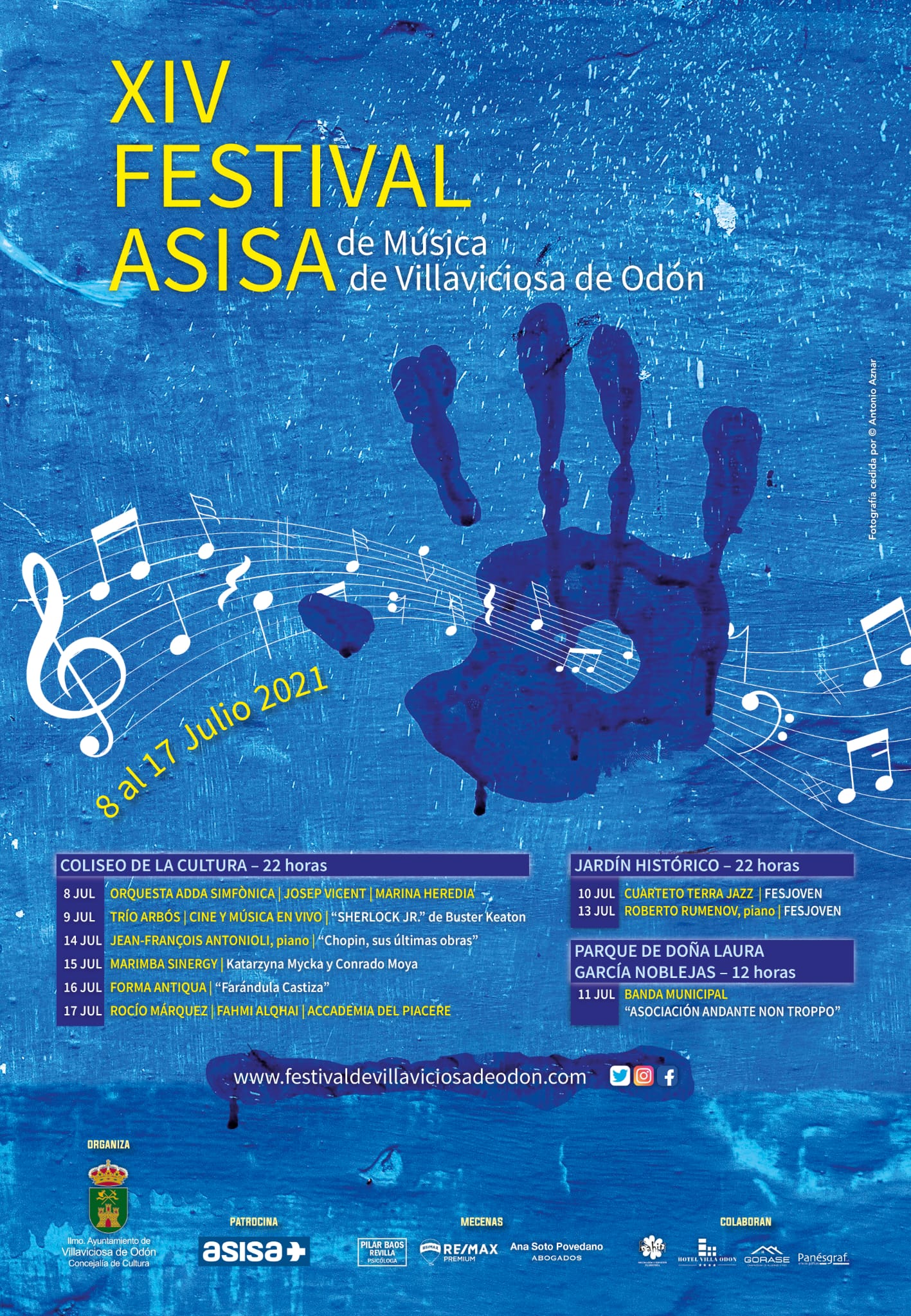 Texto Alternativo: Comienza la edición más ambiciosa del Festival ASISA de Música de Villaviciosa de Odón que se celebrará del 8 al 17 de julio