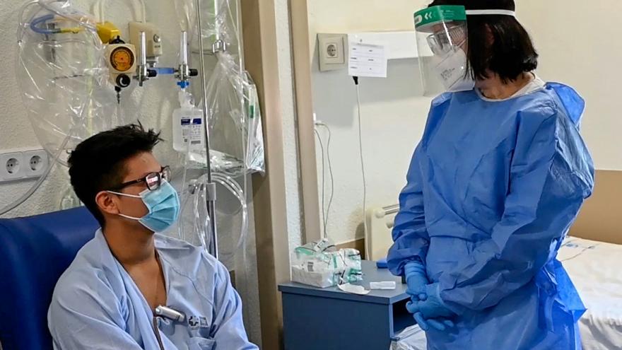 Texto Alternativo: Un adolescente de 17 años precisa hospitalización por Covid en el Hospital Gregorio Marañón