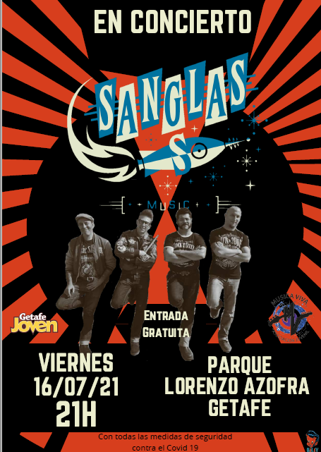 Texto Alternativo: Rock´In Getafe: Sanglas