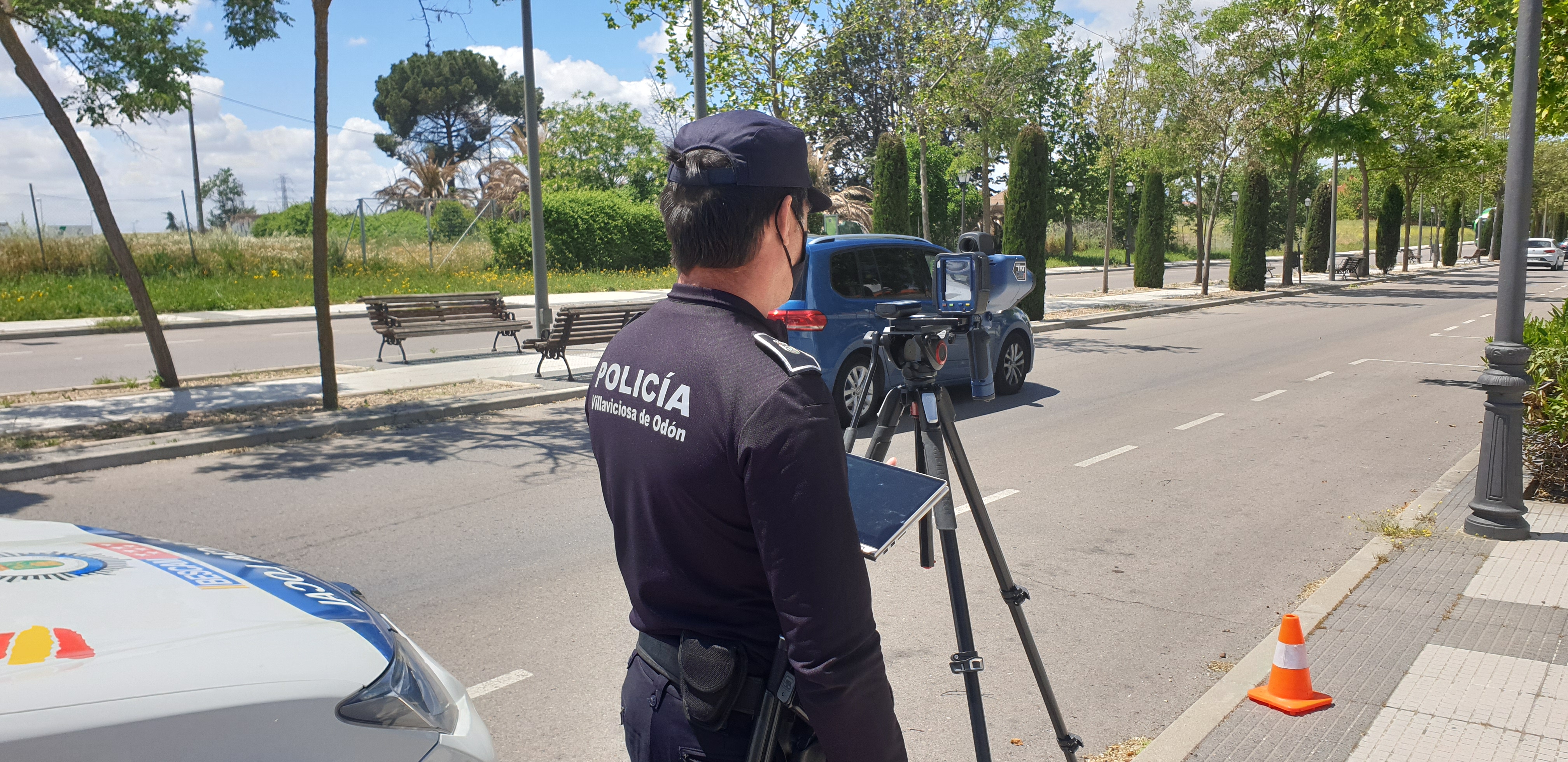Texto Alternativo: Villaviciosa se suma a la campaña de control de velocidad de la DGT