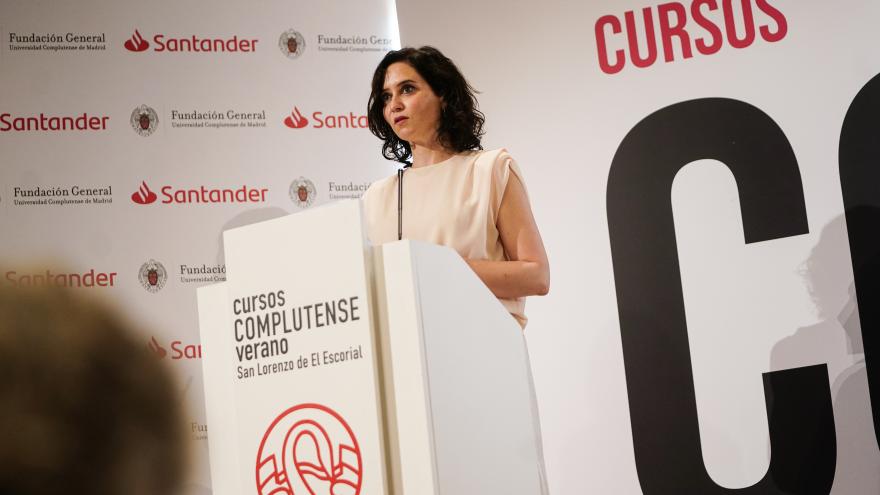 Texto Alternativo: Díaz Ayuso pide una política nacional para que España no se quede rezagada como en Turismo