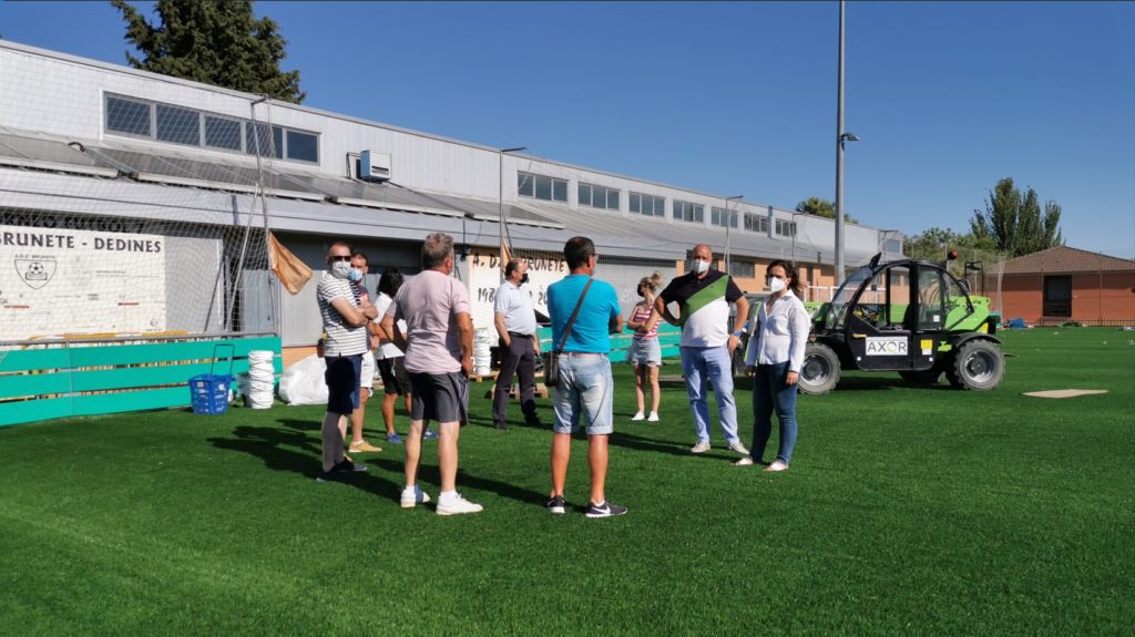 Texto Alternativo: Getafe continúa con las mejoras en instalaciones deportivas