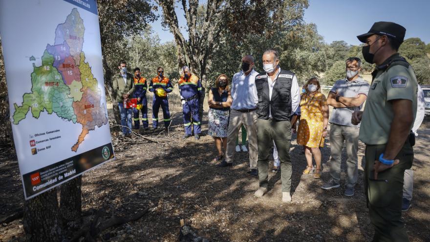 Texto Alternativo: Nos la Comunidad de Madrid afirma que ha personado este año en tres procesos judiciales por incendios forestales