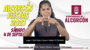 Texto Alternativo: Alcorcón difunde por primera vez el programa de fiestas en Lengua de Signos y adaptado para las personas con diferentes capacidades