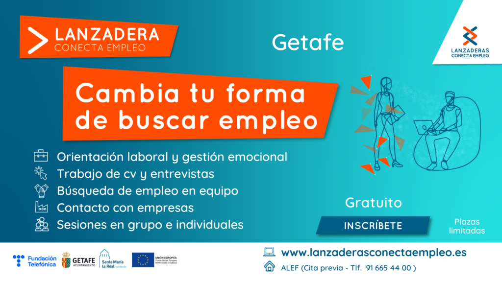 Texto Alternativo: Dos nuevas Lanzaderas de Empleo para 60 personas en Getafe