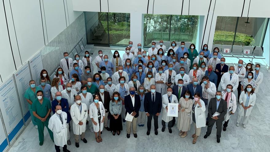 Texto Alternativo: El Hospital Puerta de Hierro primer centro público español en obtener el Sello de calidad EFQM 600