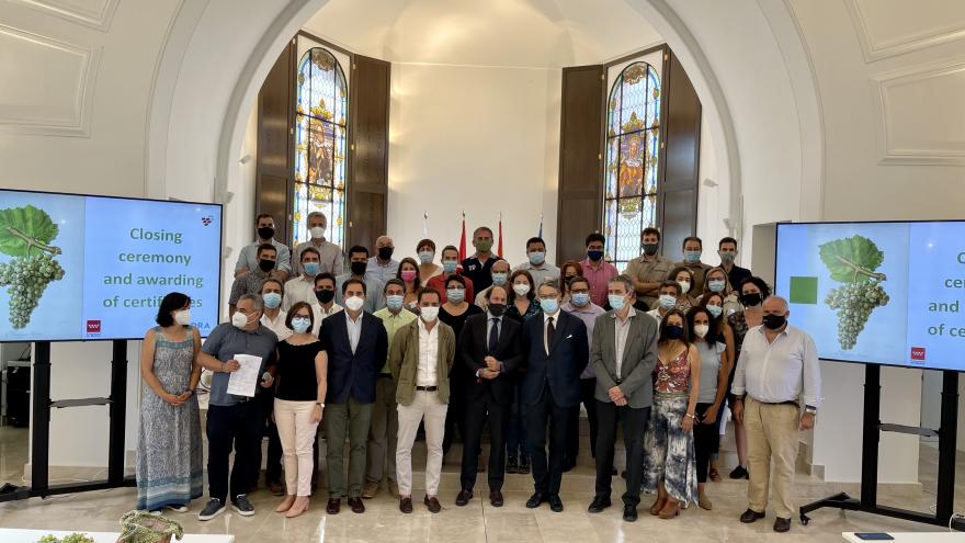 Texto Alternativo: Reunimos a expertos en viticultura en el primer ‘Curso Internacional de Ampelografía’