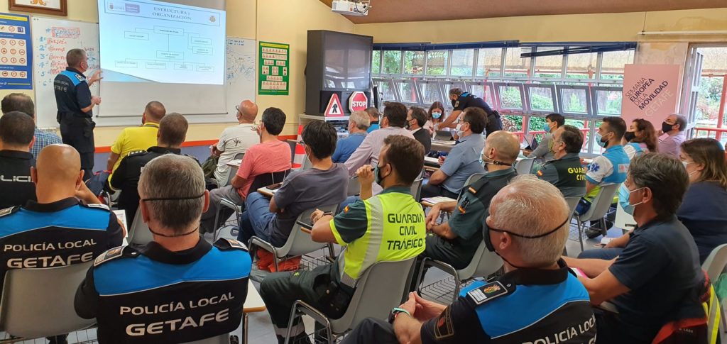 Texto Alternativo: Los cuerpos de seguridad listos para las fiestas de Getafe