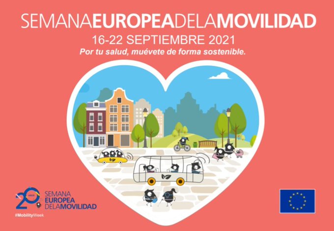 Texto Alternativo: El Gobierno de Móstoles se adhiere a la Semana Europea de la Movilidad