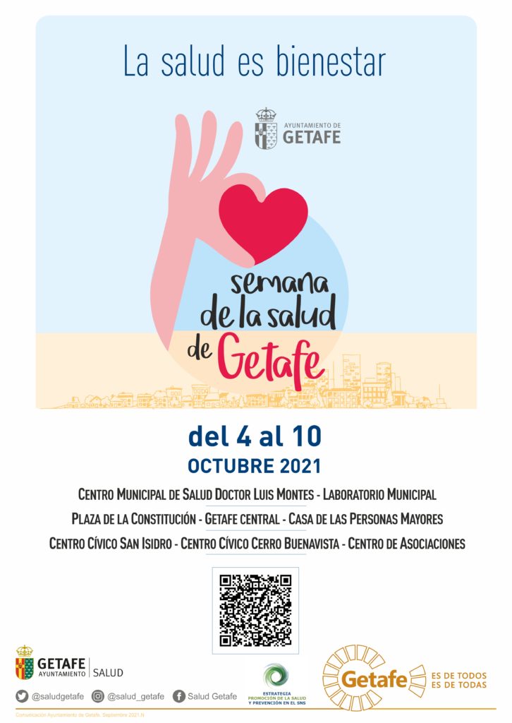 Texto Alternativo: Getafe celebrará su Semana de la Salud bajo el lema ‘La salud es bienestar’