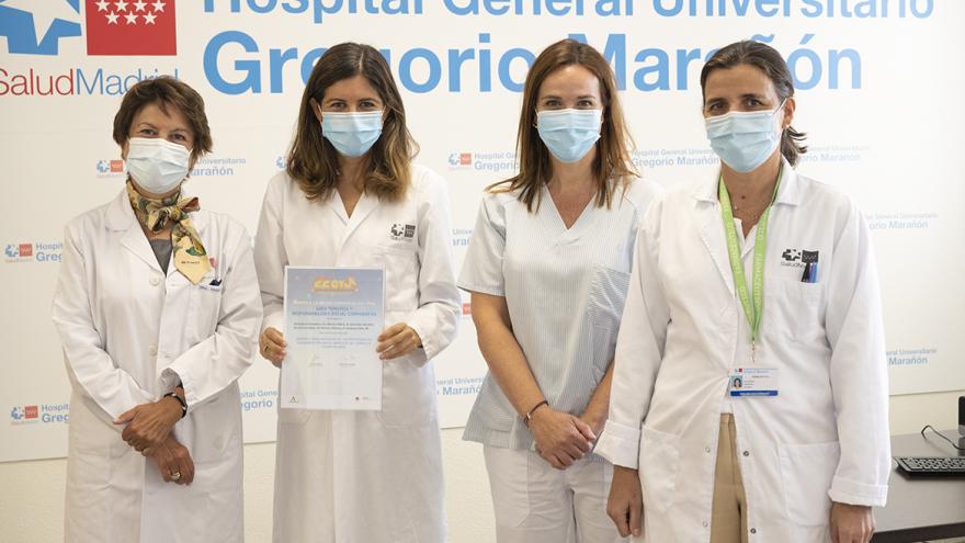 Texto Alternativo: El Servicio de Farmacia del Marañón, premiado en el Congreso Nacional de Hospitales