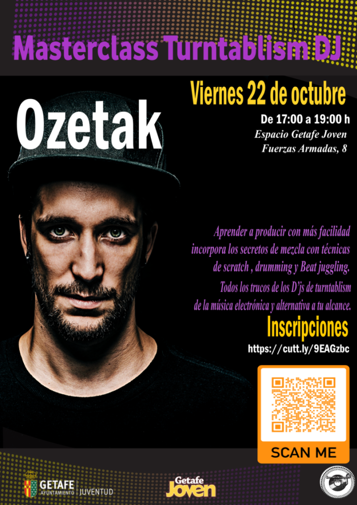 Texto Alternativo: MASTERCLASS TURNTABLISM DJ.