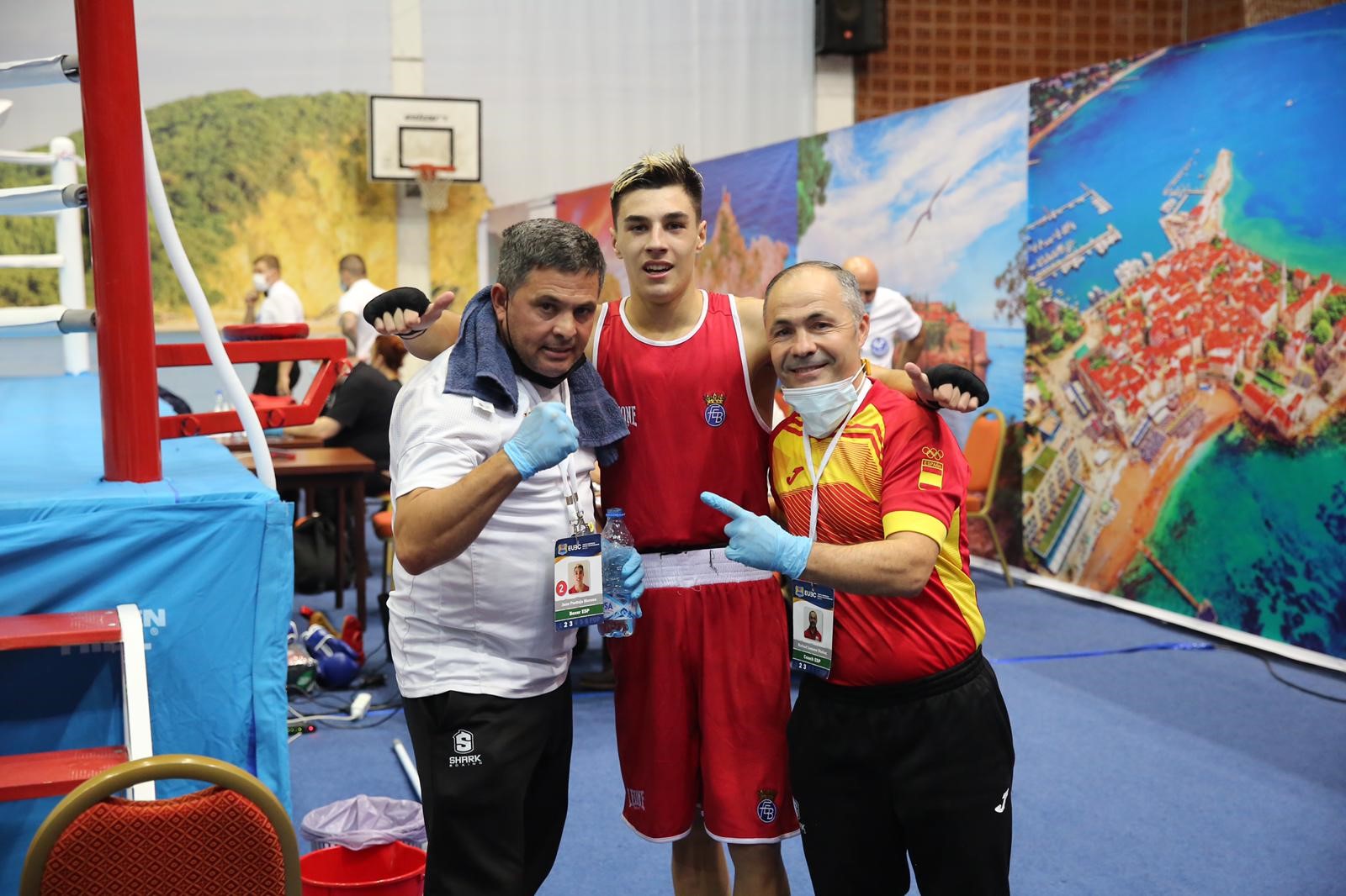 Texto Alternativo: El boxeador mostoleño Juan Pantoja consigue bronce en los campeonatos de Europa de Montenegro