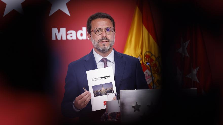 Texto Alternativo: La Comunidad de Madrid el Gobierno de la Comunidad presenta los Presupuestos de 2022