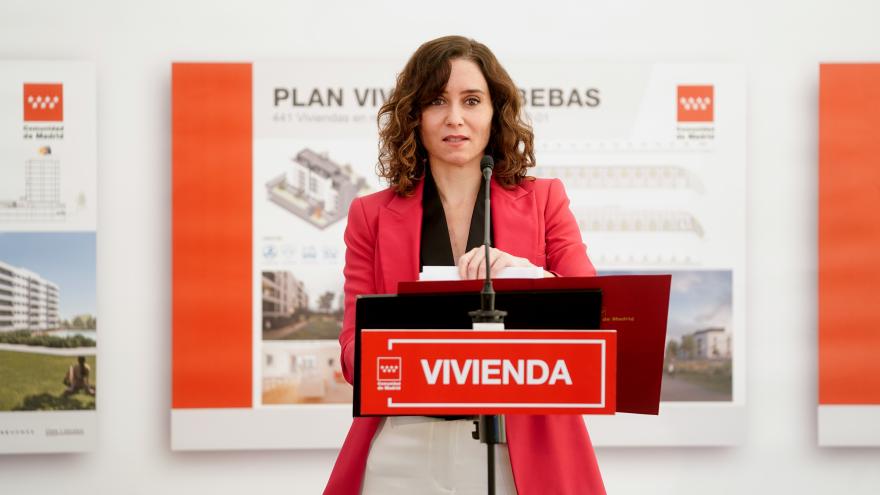 Texto Alternativo: Díaz Ayuso anuncia el inicio de las obras de las primeras promociones del Plan VIVE