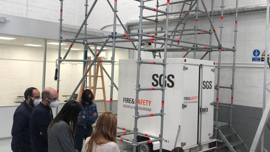 Texto Alternativo: Visitamos la Escuela de Seguridad SGS celebrando la semana europea de la prevención