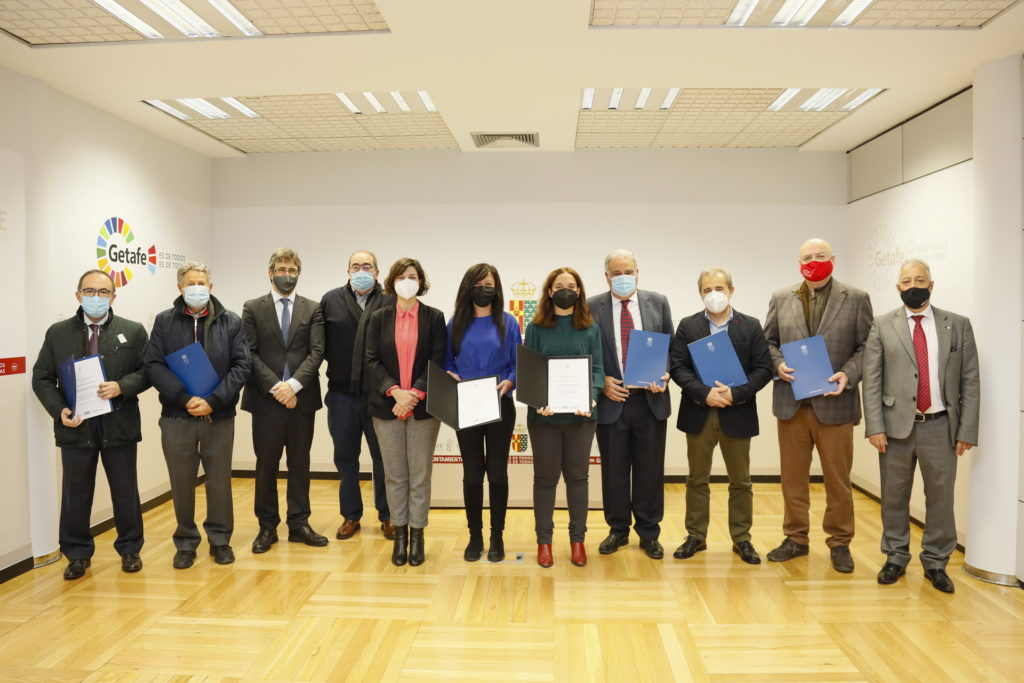 Texto Alternativo: Getafe firma los convenios del Fondo de Industria a los que destina 600.000 euros