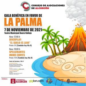 Texto Alternativo: El Teatro Buero Vallejo acoge este domingo una gala benéfica para los afectados por la erupción del volcán de La Palma