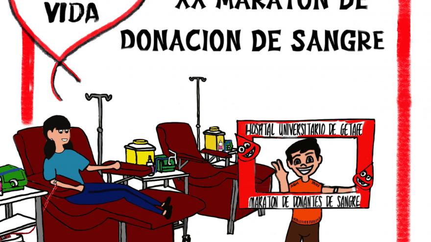 Texto Alternativo: El Hospital de Getafe celebrará el 10 de noviembre un 'maratón' de donación de sangre