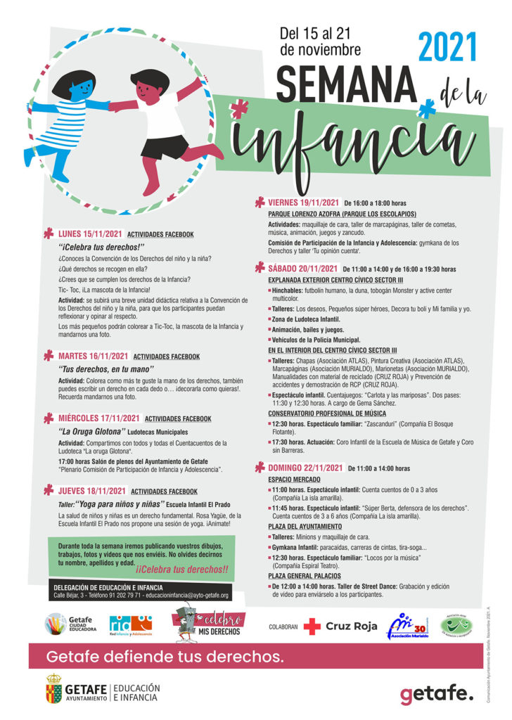 Texto Alternativo: Getafe organiza la jornada ‘Celebro mis derechos’