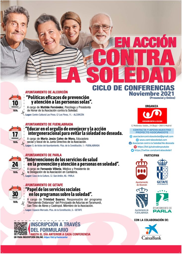 Texto Alternativo: Getafe sigue apostando por combatir la soledad no deseada