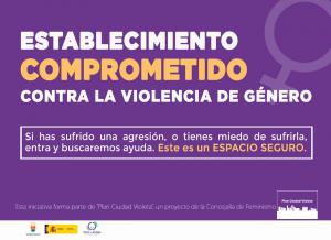 Texto Alternativo: Alcorcón lanza un proyecto para implicar al comercio y a la hostelería en la lucha contra la violencia de género
