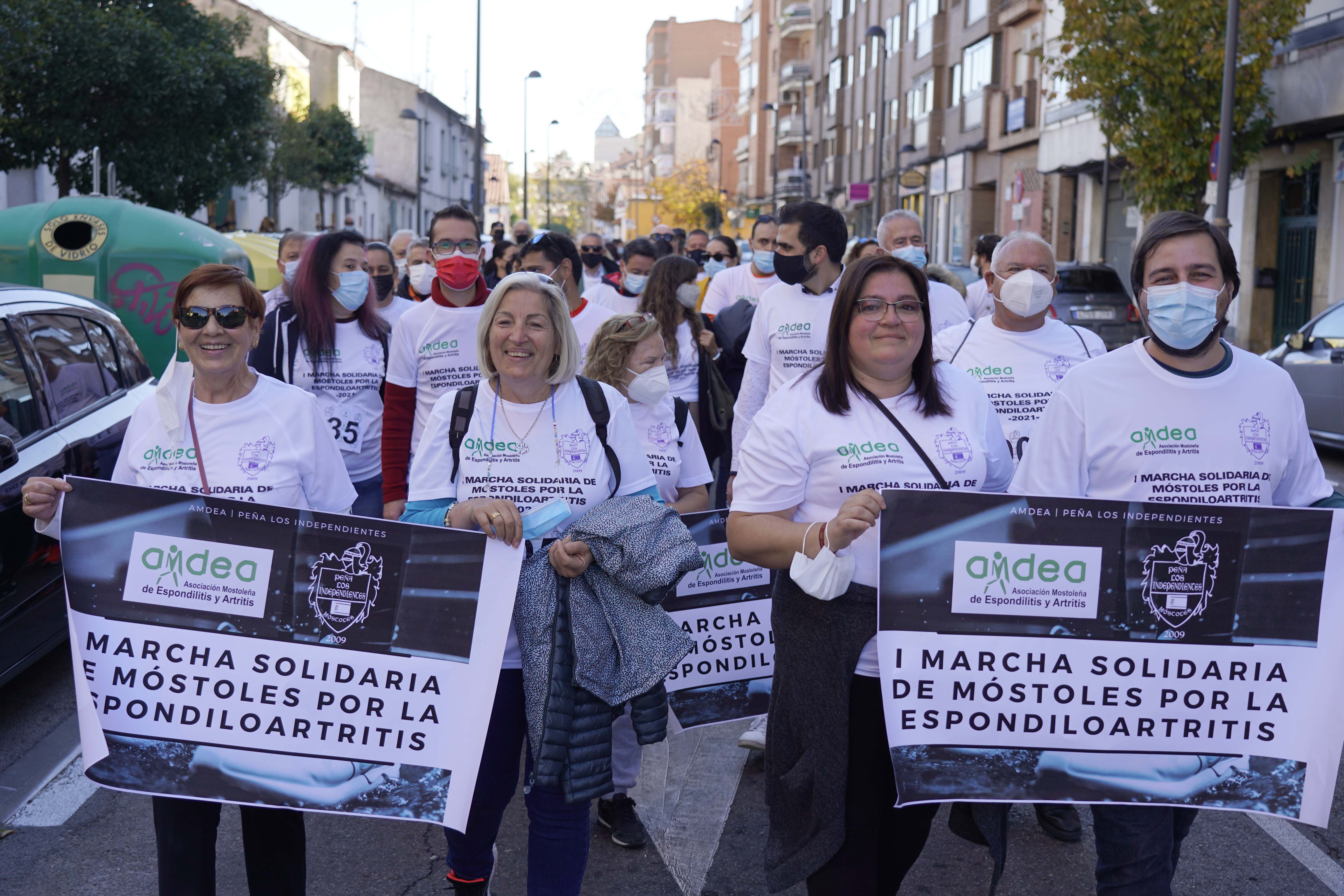 Texto Alternativo: I Marcha Solidaria de Móstoles por la Espondilitis y la Artritis