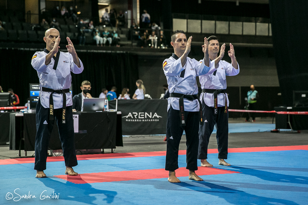Texto Alternativo: Los mostoleños Ramón López, Gustavo Díaz y Patricio Martínez se alzaron con la victoria en el clasificatorio para el Campeonato del Mundo de taekwondo