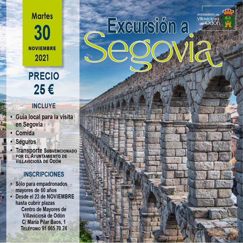 Texto Alternativo: El Ayuntamiento programa una visita a Segvia para los empadronados mayores de 60 años