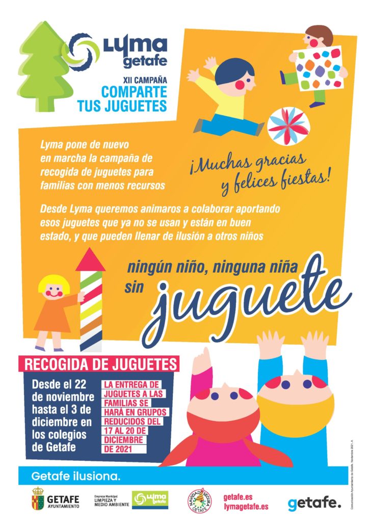 Texto Alternativo: Getafe organiza la campaña ‘Ningún niño sin juguete’