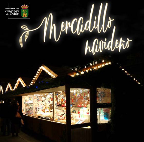 Texto Alternativo: Villaviciosa de Odón acogerá el mercadillo navideño del 22 de diciembre al 6 de enero, ambos inclusive