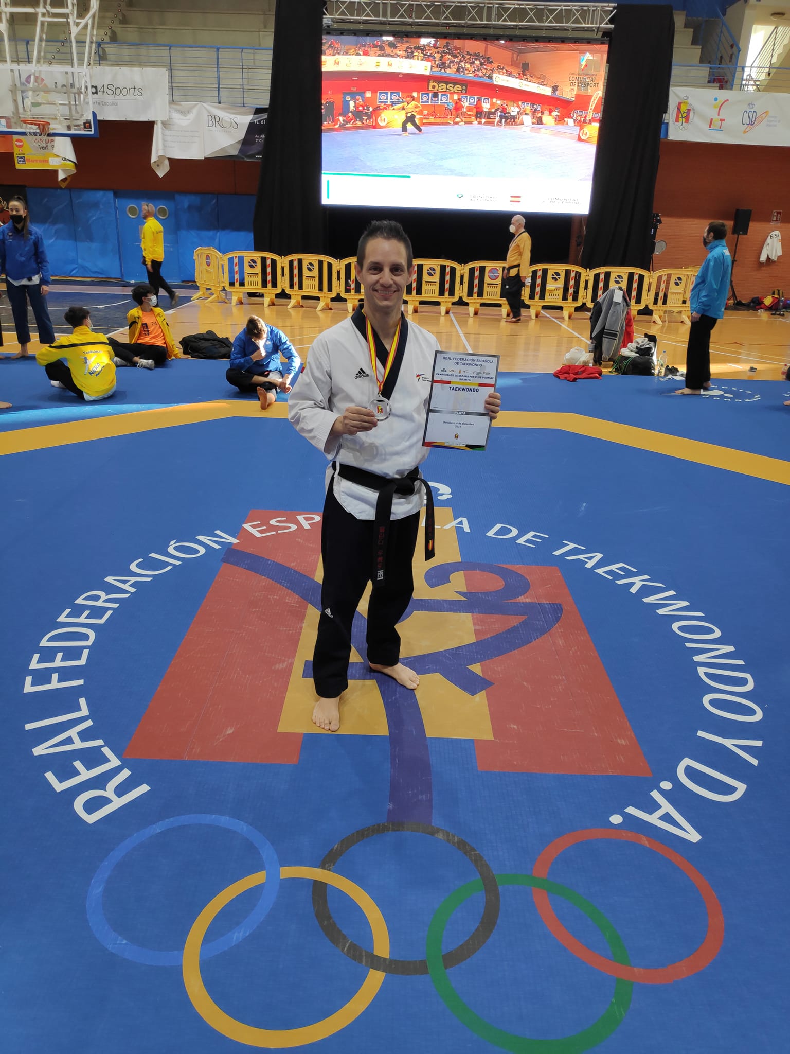 Texto Alternativo: Ramón López subcampeón de España de Taekondo en la categoría individual