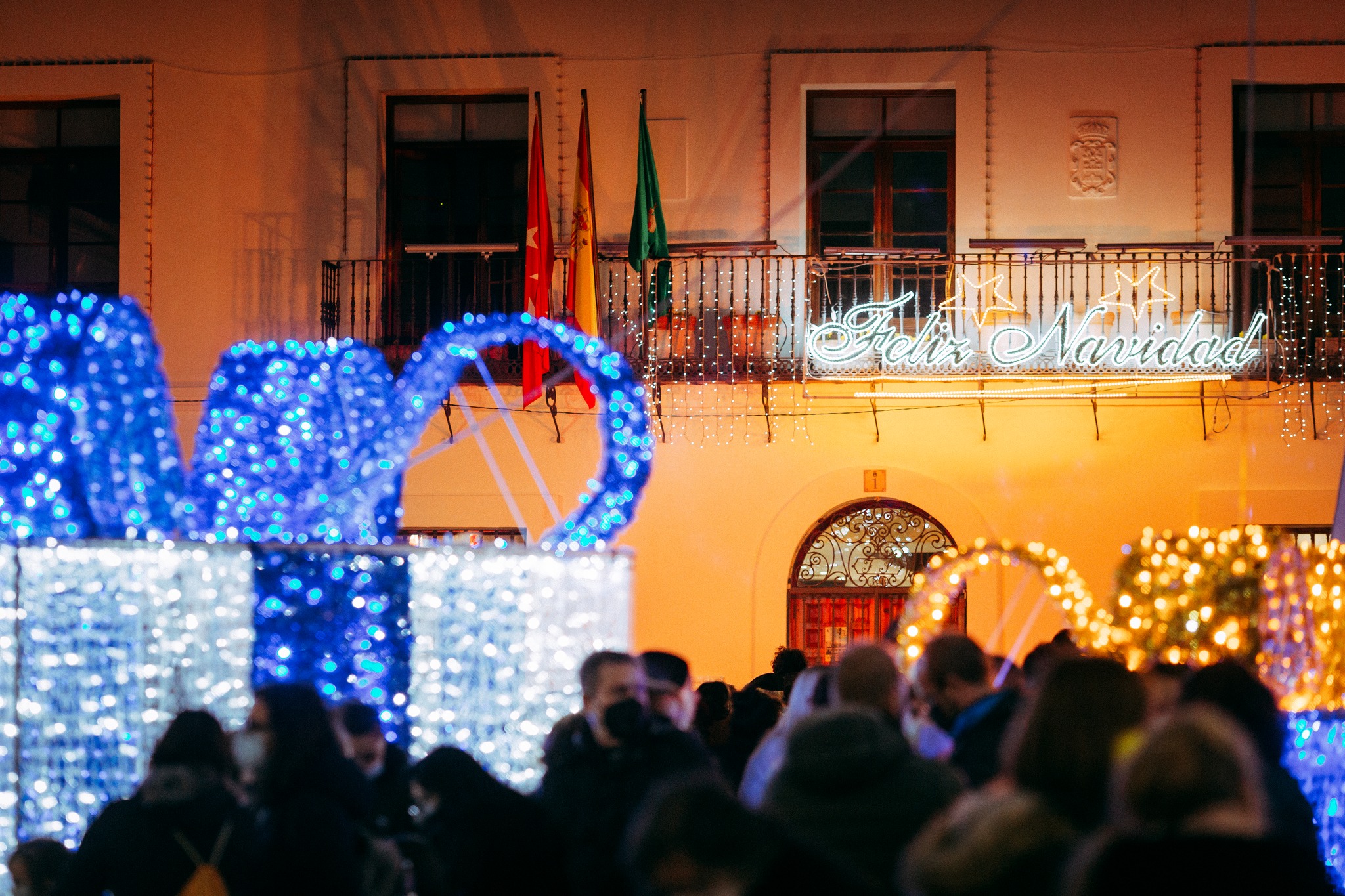 Texto Alternativo: Villaviciosa de Odón ilumina sus calles para dar la bienvenida a la Navidad