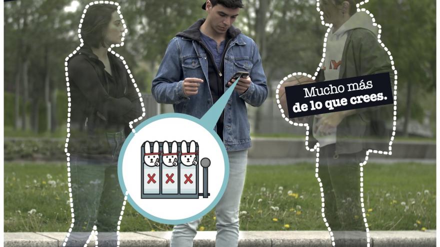 Texto Alternativo: El Gobierno de la Comunidad presentamos una campaña de prevención de la ludopatía entre jóvenes y adolescentes