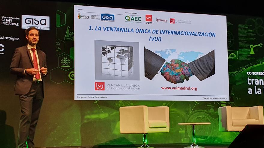 Texto Alternativo: Participamos en el Congreso “Getafe Industria 4.0”
